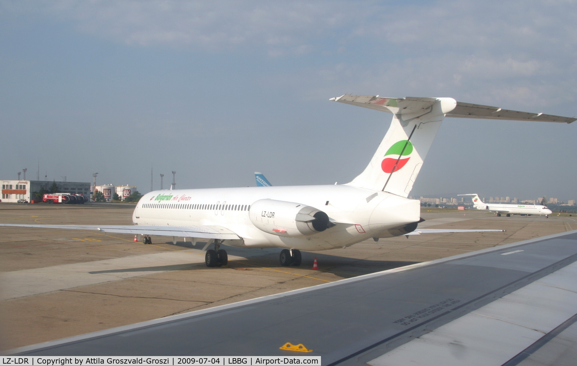 LZ-LDR, 1985 McDonnell Douglas MD-82 (DC-9-82) C/N 49277, Burgas International Airport - LBBG - Sarafovo