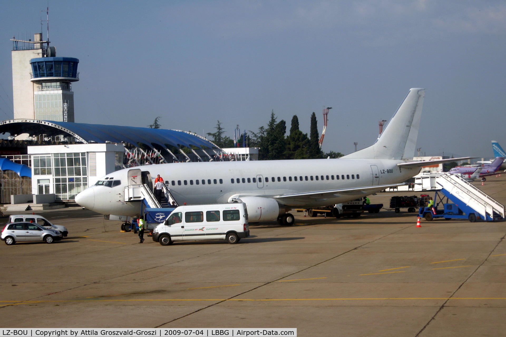 LZ-BOU, 1987 Boeing 737-3L9 C/N 23717/1365, Burgas International Airport - LBBG - Sarafovo