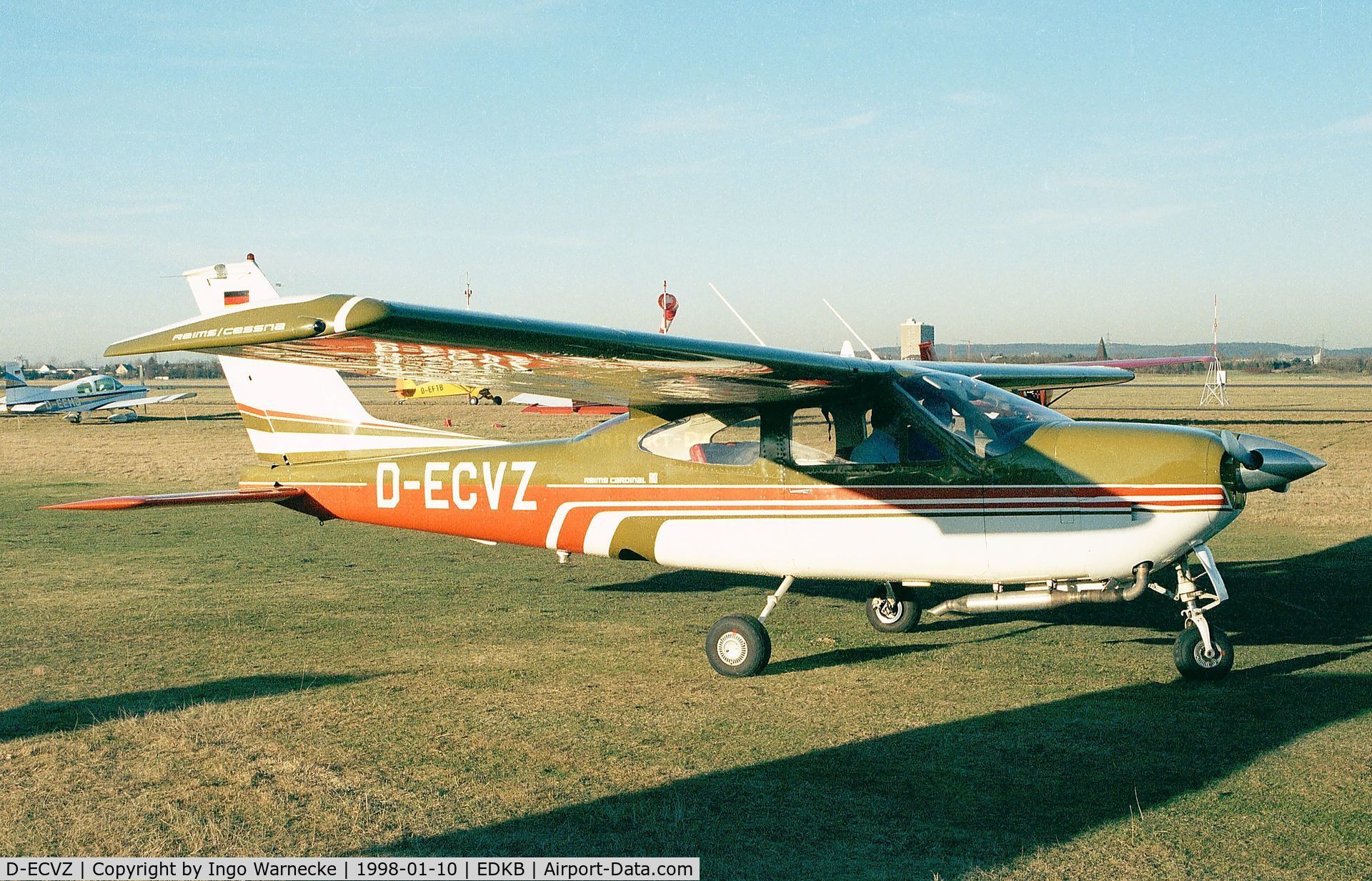 D-ECVZ, Reims F177RG Cardinal RG C/N 0074, Cessna (Reims) F177RG Cardinal RG at Bonn-Hangelar airfield
