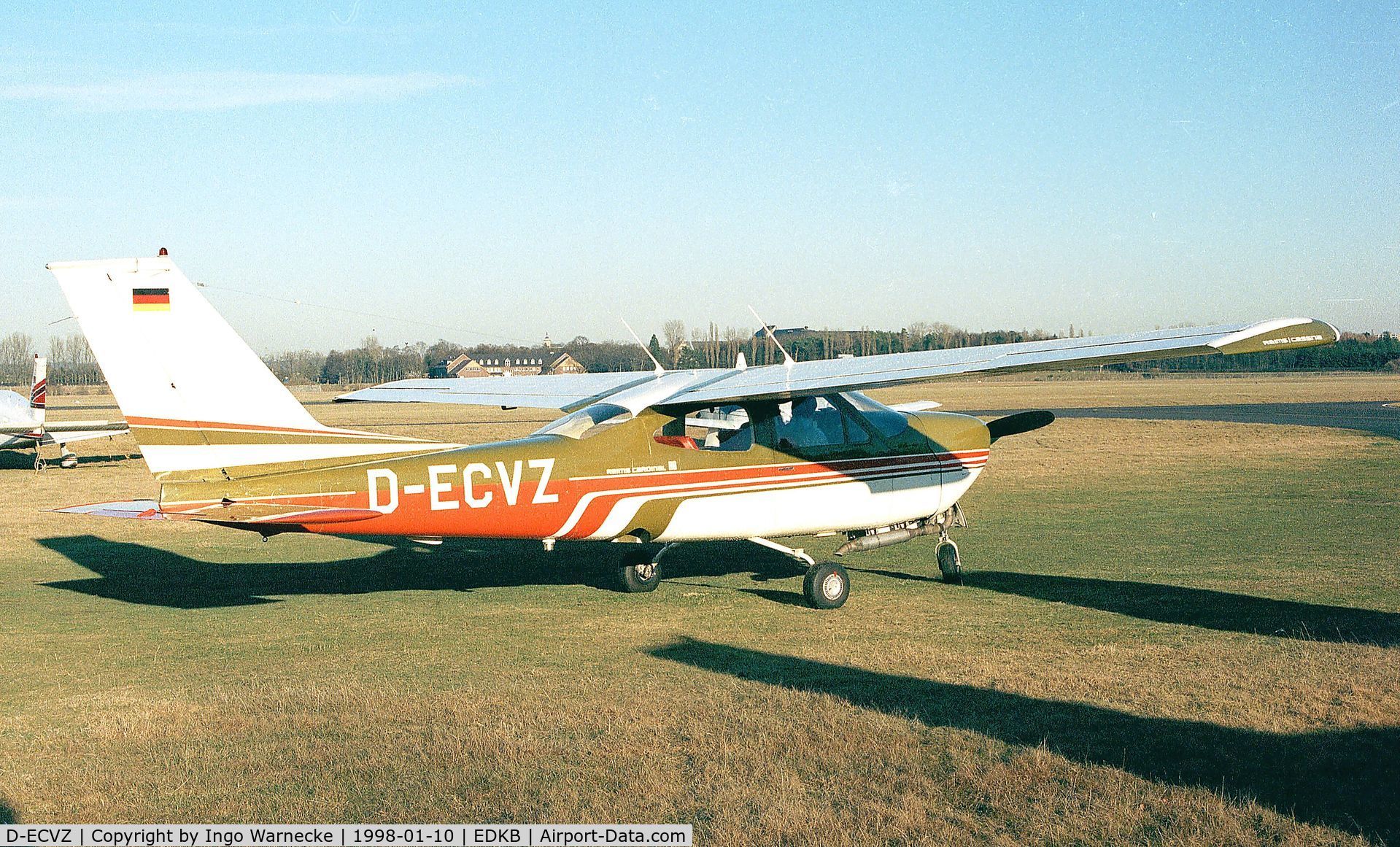 D-ECVZ, Reims F177RG Cardinal RG C/N 0074, Cessna (Reims) F177RG Cardinal RG at Bonn-Hangelar airfield