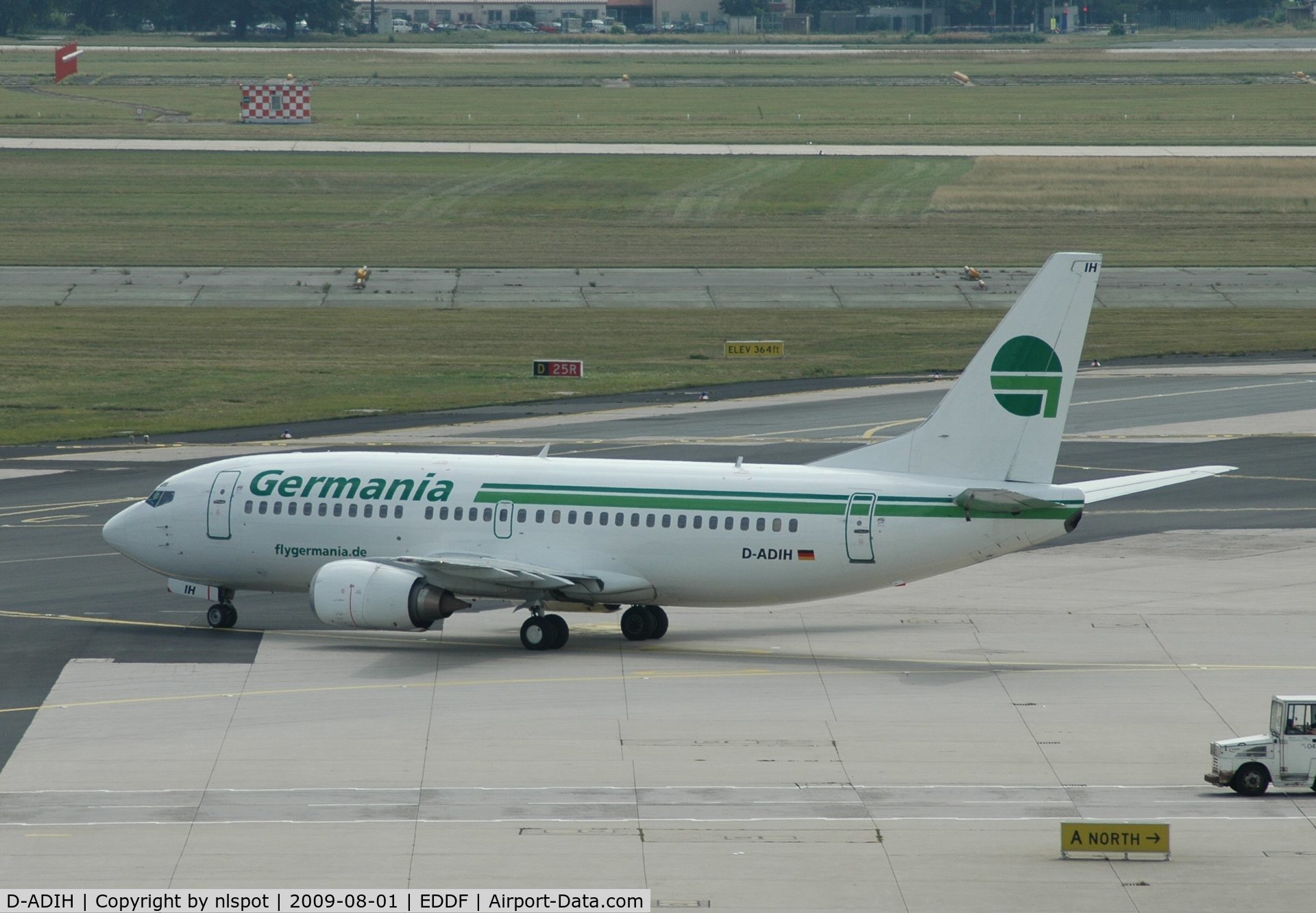 D-ADIH, 1988 Boeing 737-3Y0 C/N 23921, now in Germania colours.