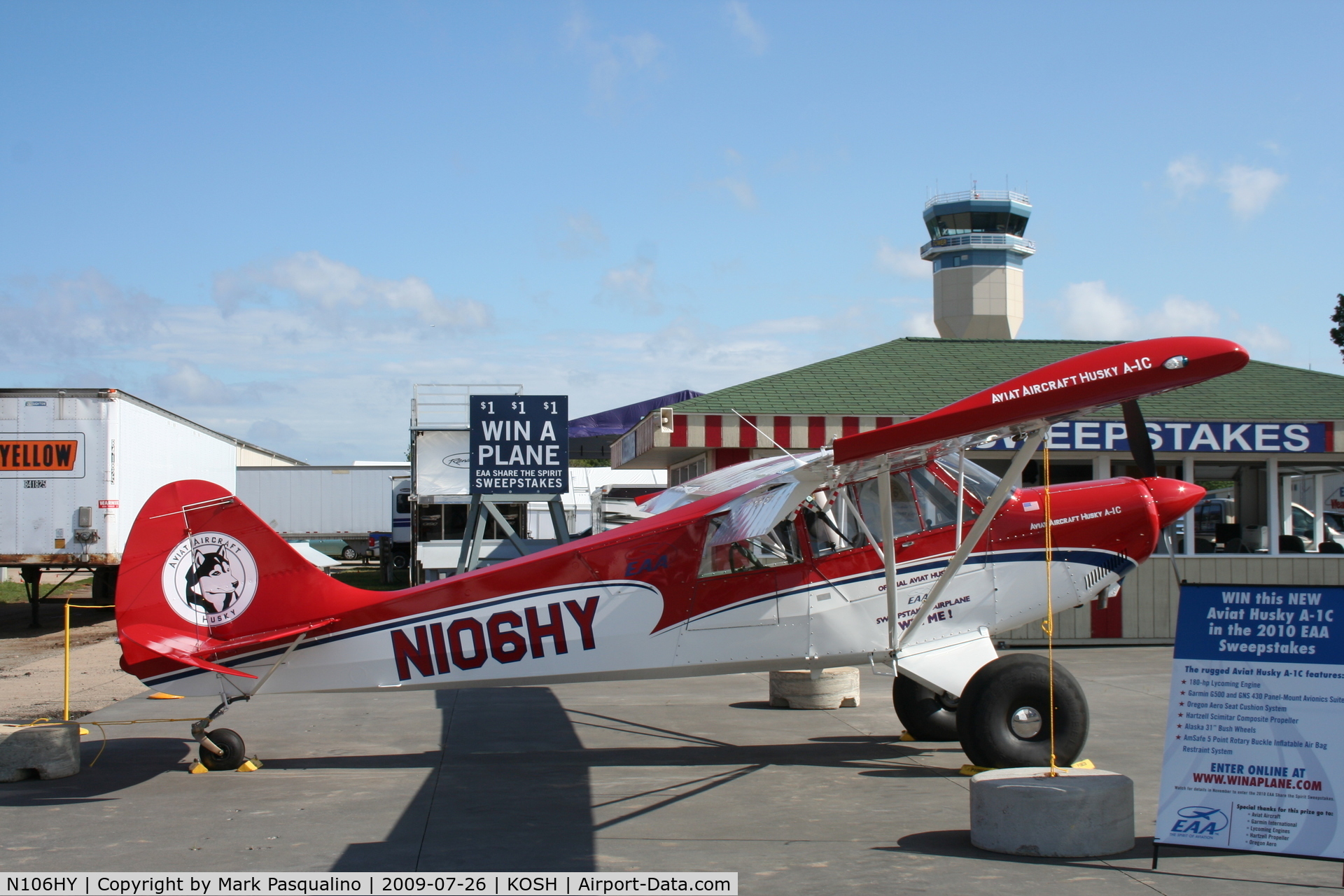 N106HY, 2009 Aviat A-1C-180 Husky C/N 3062, Aviat A-1C