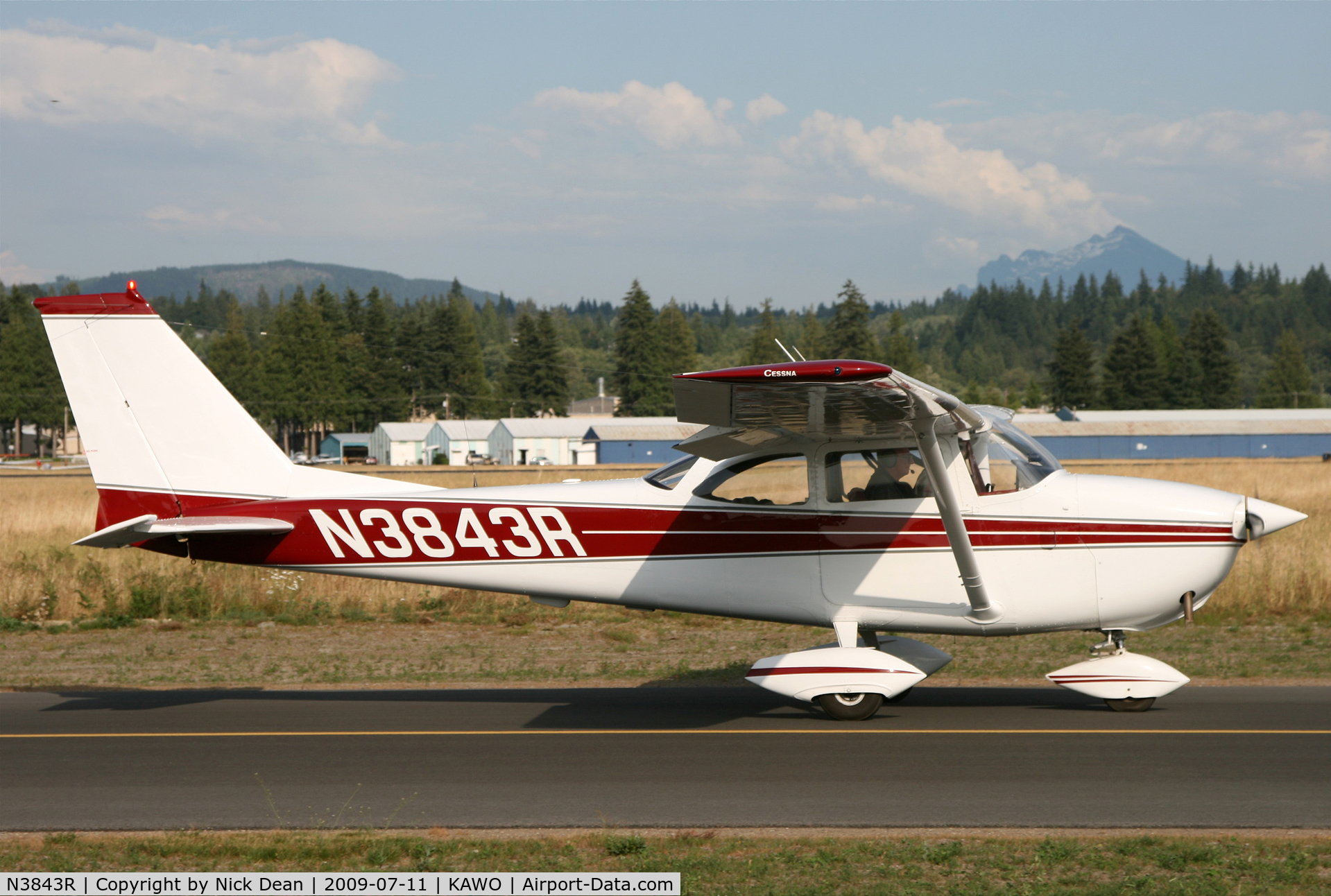 N3843R, 1966 Cessna 172H C/N 17255343, KAWO