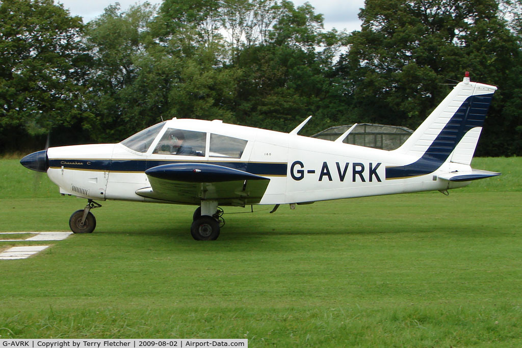 G-AVRK, 1967 Piper PA-28-180 Cherokee C/N 28-4041, Piper Pa-28-140 at the 2009 Stoke Golding Stakeout event