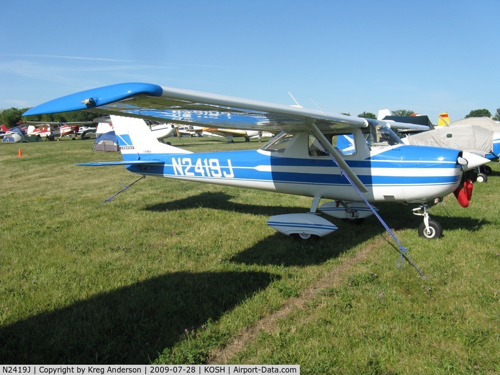 N2419J, 1966 Cessna 150G C/N 15065519, EAA Aiventure 2009