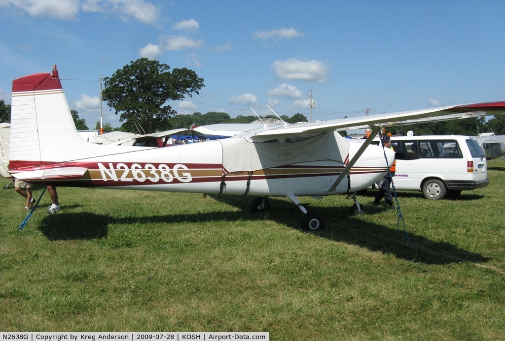 N2638G, 1959 Cessna 182B Skylane C/N 51938, EAA Airventure 2009
