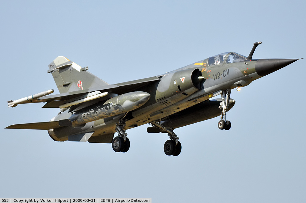 653, Dassault Mirage F.1CR C/N 653, Mirage F.1 at Florennes TLP 03-09