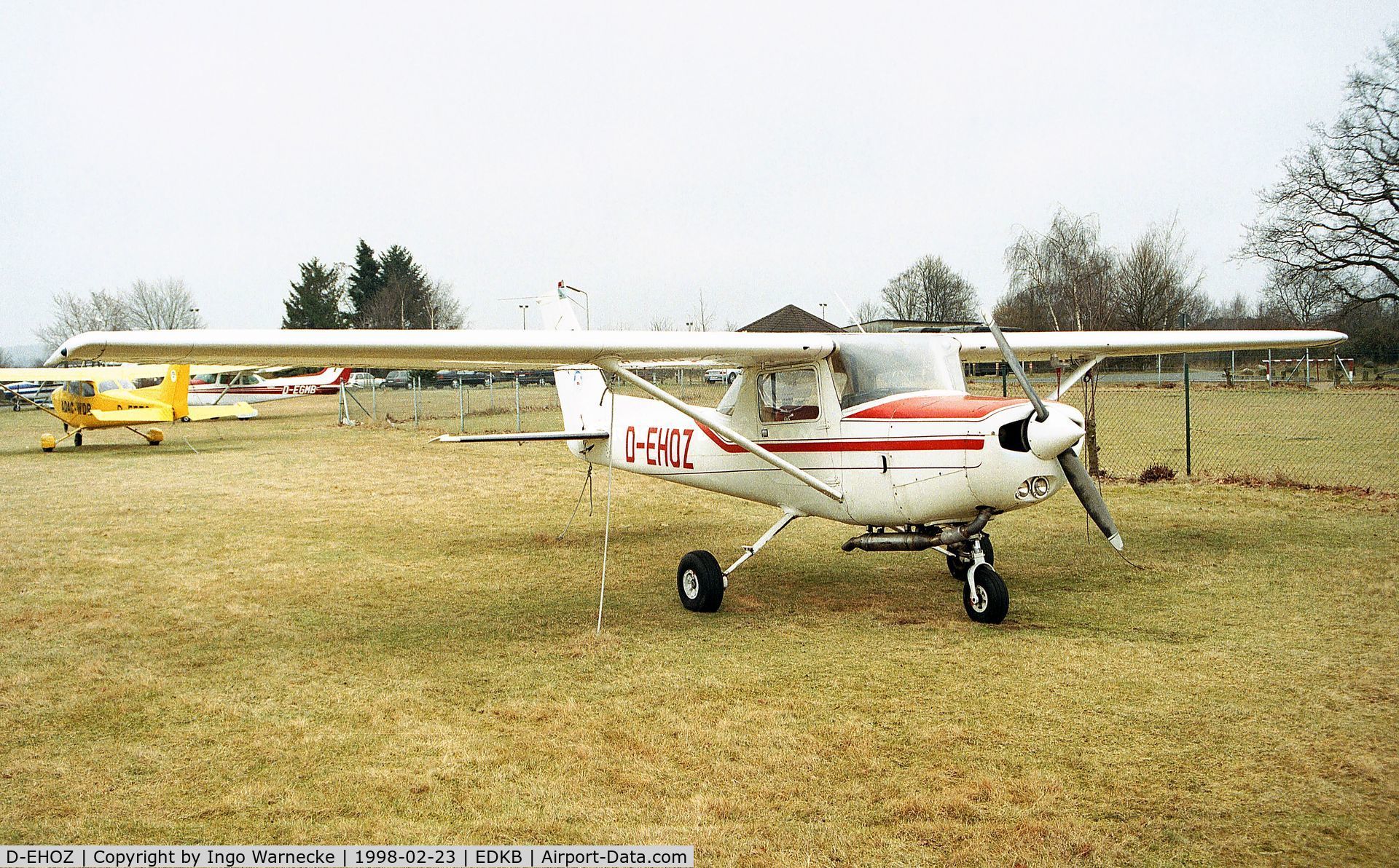 D-EHOZ, Reims F152 C/N 1636, Cessna (Reims) F152 at Bonn-Hangelar airfield