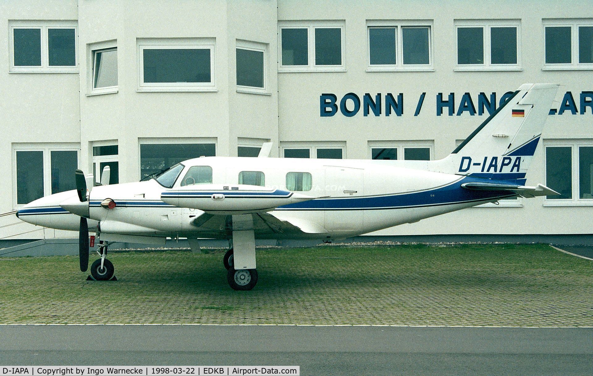 D-IAPA, Piper PA-31T1 Cheyenne I C/N 31T-8104032, Piper PA-31T1 Cheyenne I at Bonn-Hangelar airfield