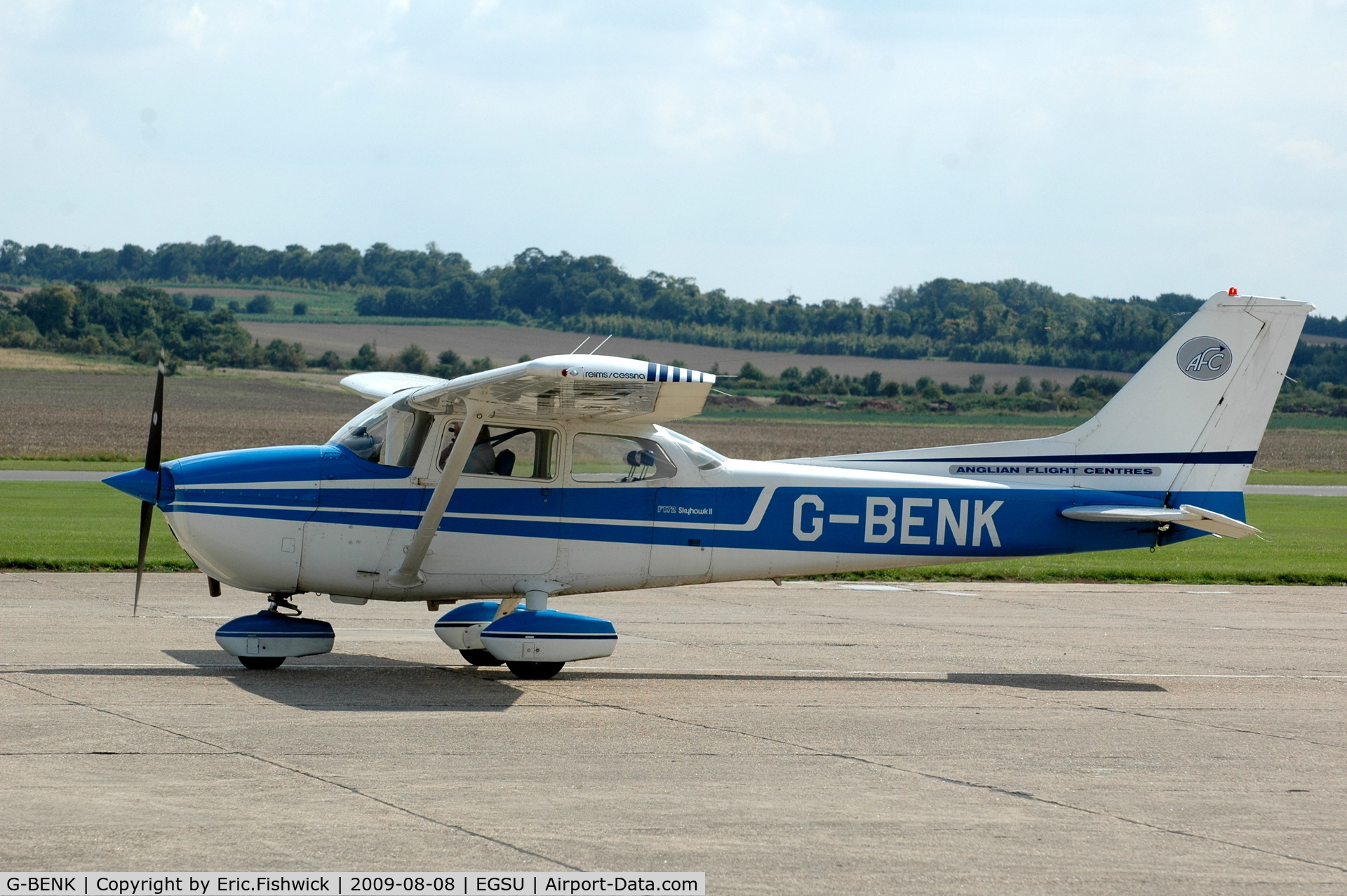 G-BENK, 1976 Reims F172M ll Skyhawk C/N 1509, G-BENK Cessna Skyhawk at Duxford