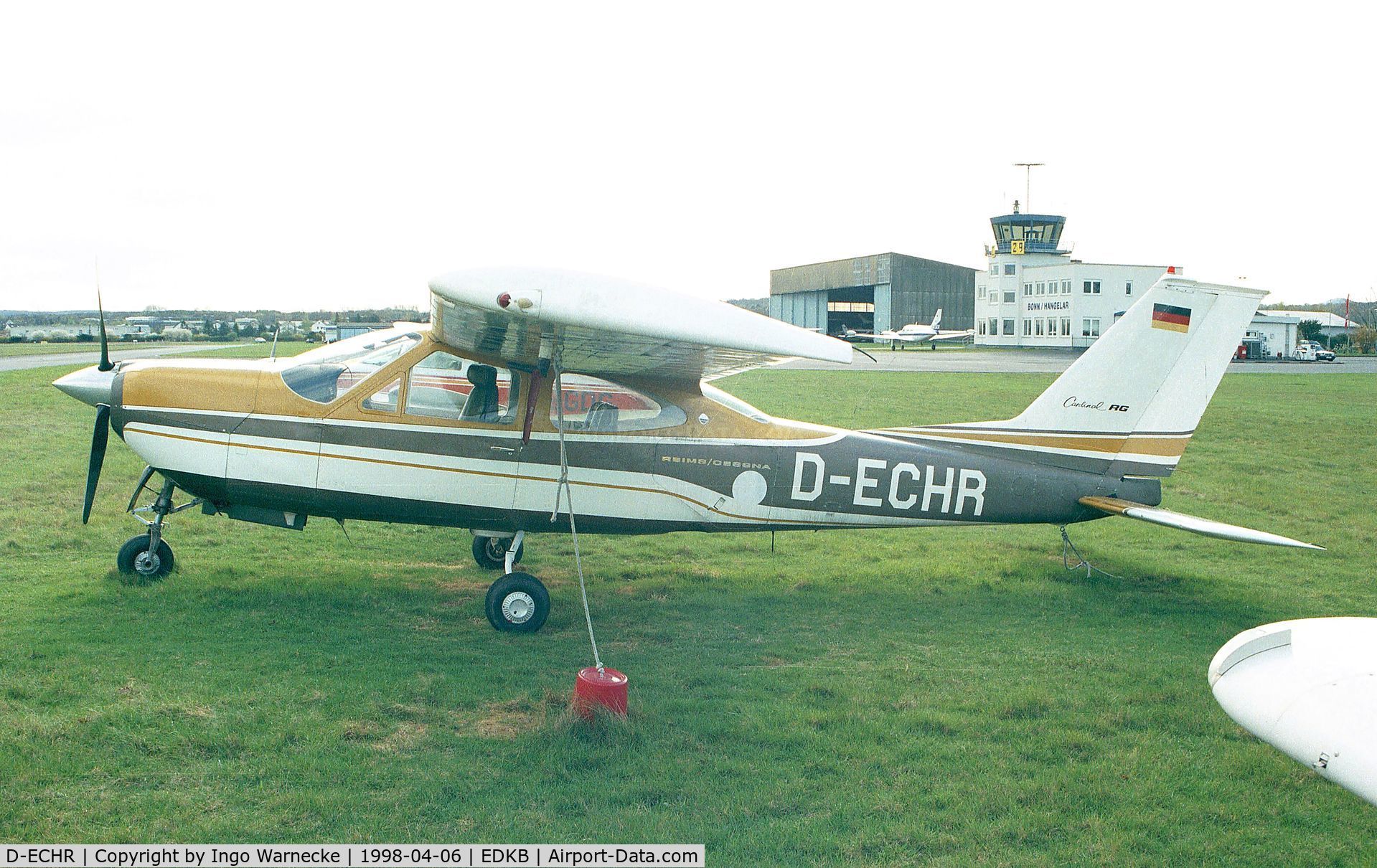D-ECHR, Reims FR177RG Cardinal RG C/N F17700008/00106, Cessna (Reims) FR177RG Cardinal RG at Bonn-Hangelar airfield