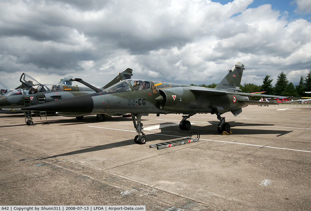 642, Dassault Mirage F.1CR C/N 642, Displayed during LFOA Airshow 2008