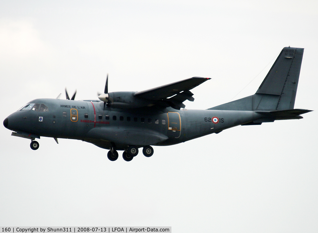 160, Airtech CN-235-200M C/N C160, Used for first flight during LFOA Airshow 2008