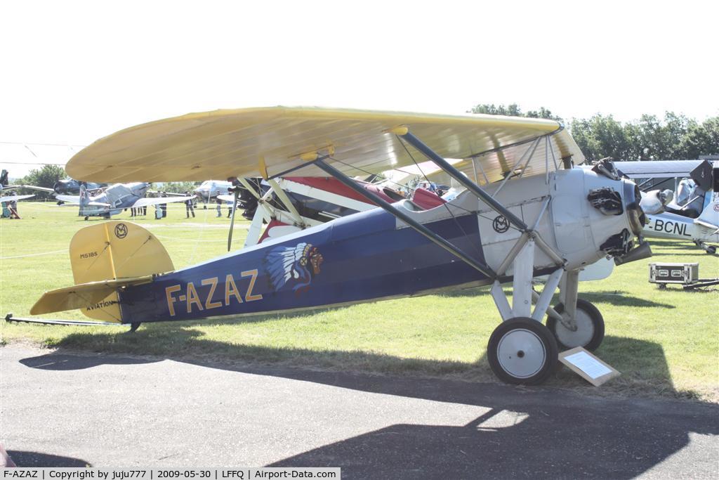 F-AZAZ, Morane-Saulnier MS-185 C/N 01, on display at Cerny La Ferté-Alais