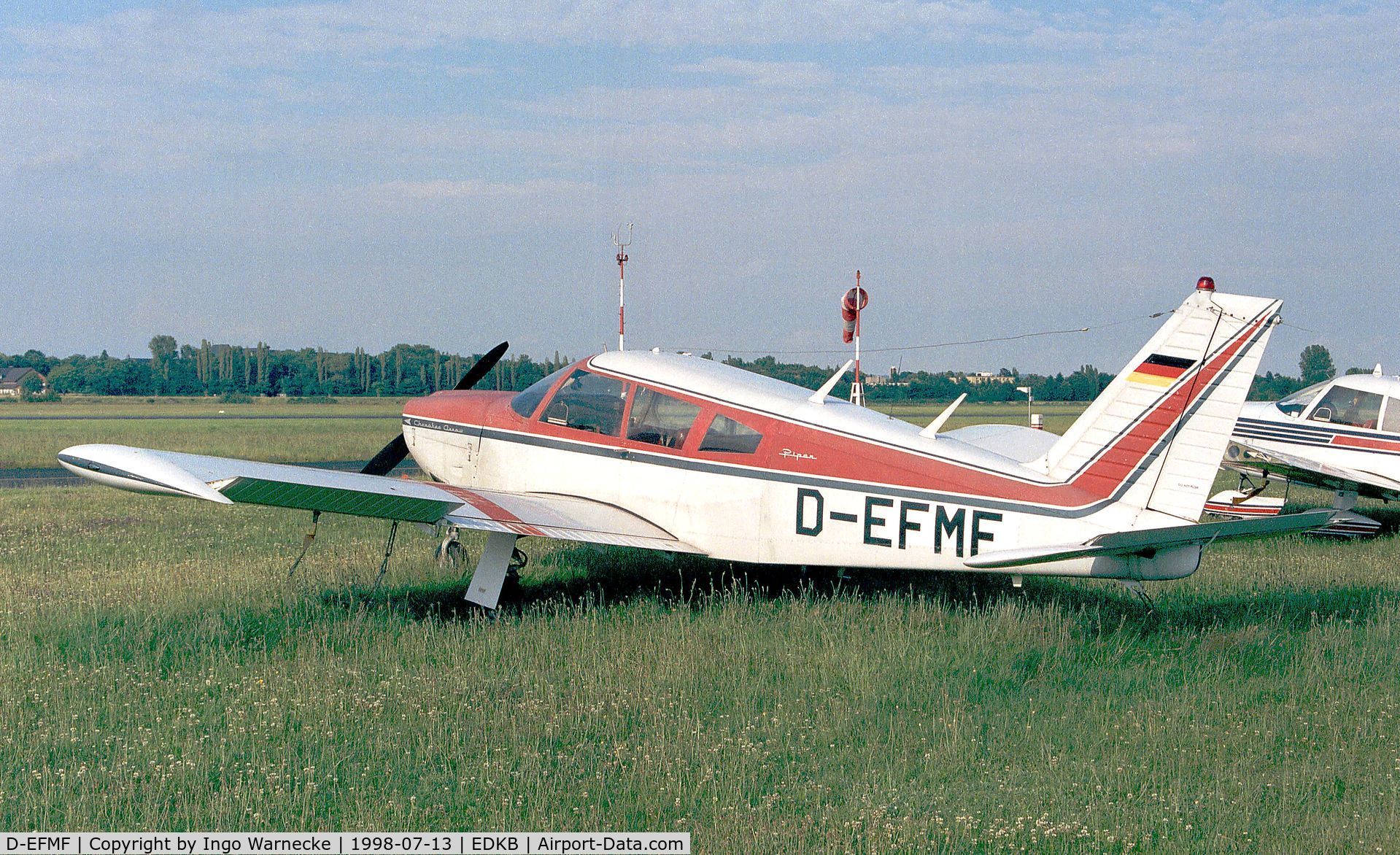 D-EFMF, 1967 Piper PA-28R-180 Cherokee Arrow C/N 28R-30184, Piper PA-28R-180 Cherokee Arrow at Bonn-Hangelar airfield