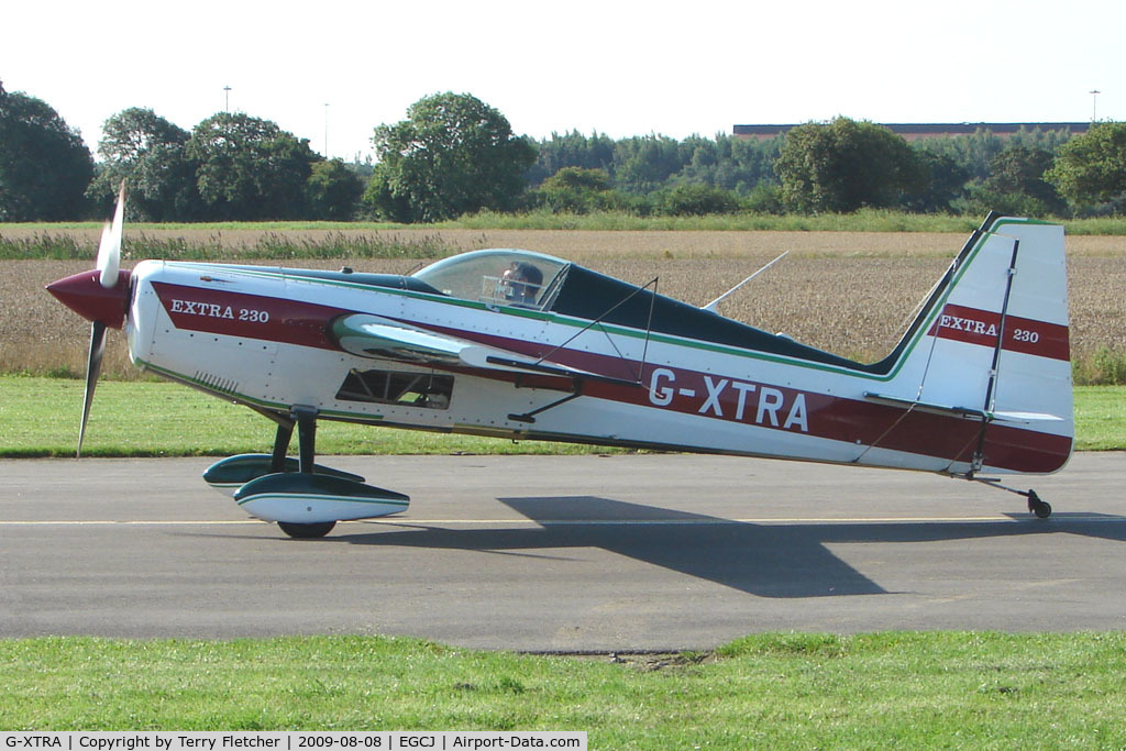 G-XTRA, 1987 Extra EA-230 C/N 12A, Extra EA230 at Sherburn