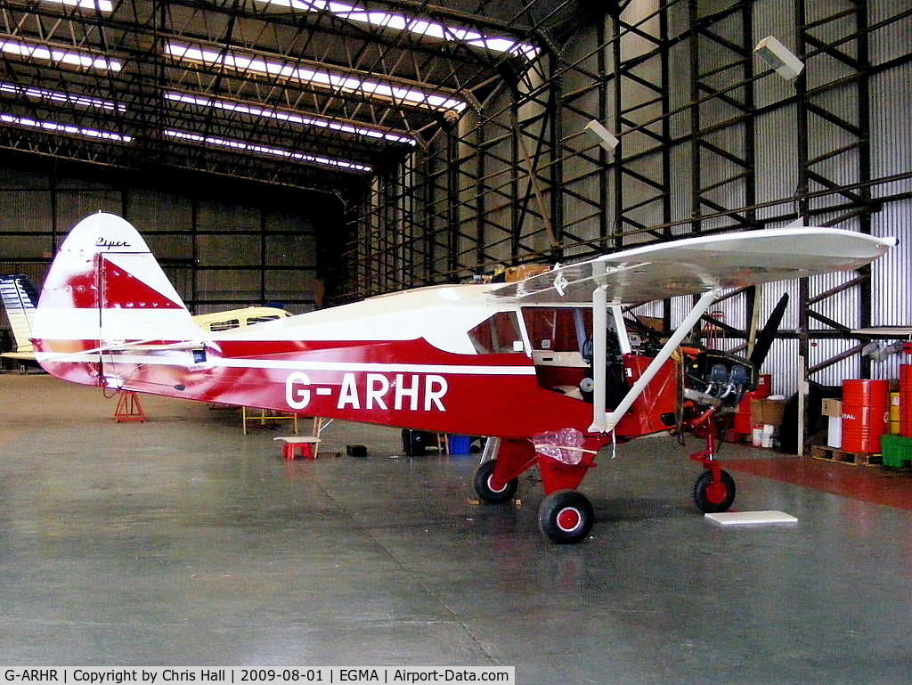 G-ARHR, 1960 Piper PA-22-150 Caribbean C/N 22-7576, privately owned, Previous ID: N3707Z