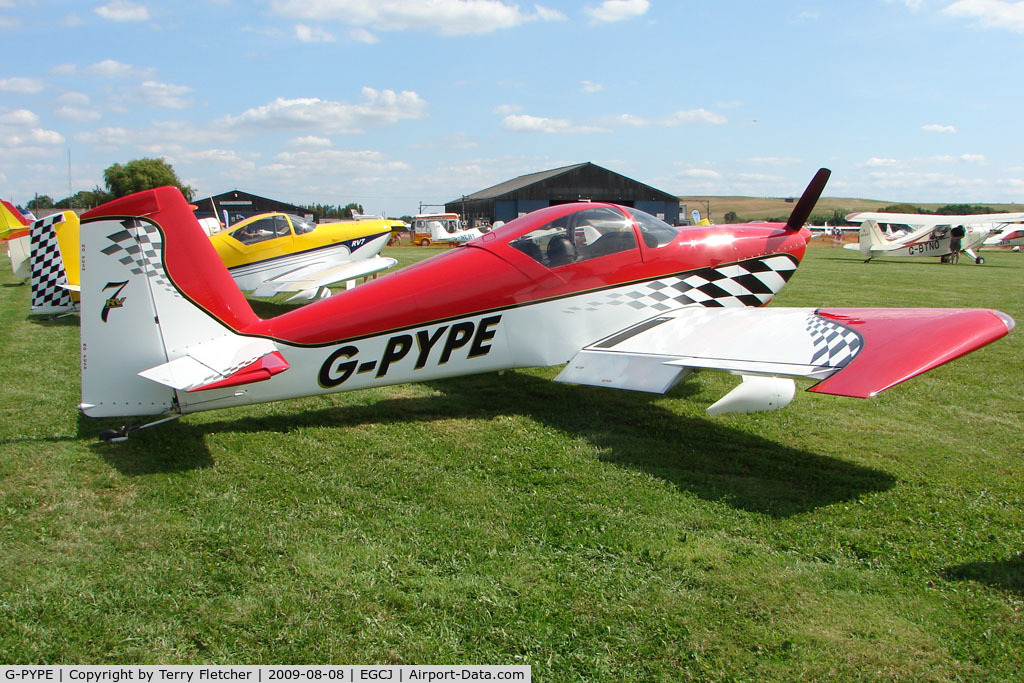 G-PYPE, 2007 Vans RV-7 C/N PFA 323-14398, Vans RV-7 - Visitor to Sherburn for the 2009 LAA Great Northern Rally