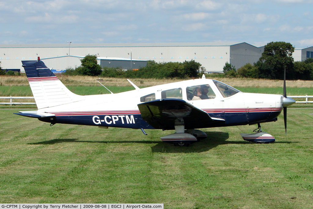 G-CPTM, 1977 Piper PA-28-151 Cherokee Warrior C/N 28-7715012, Piper PA-28-151 - Visitor to Sherburn for the 2009 LAA Great Northern Rally