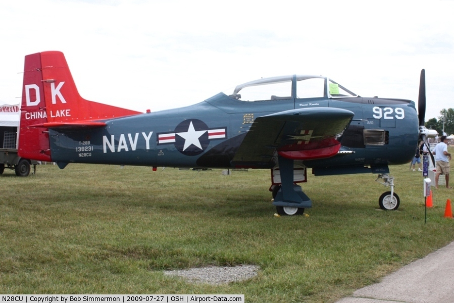 N28CU, 1956 North American T-28B C/N 200302, Airventure 2009 - Oshkosh, Wisconsin