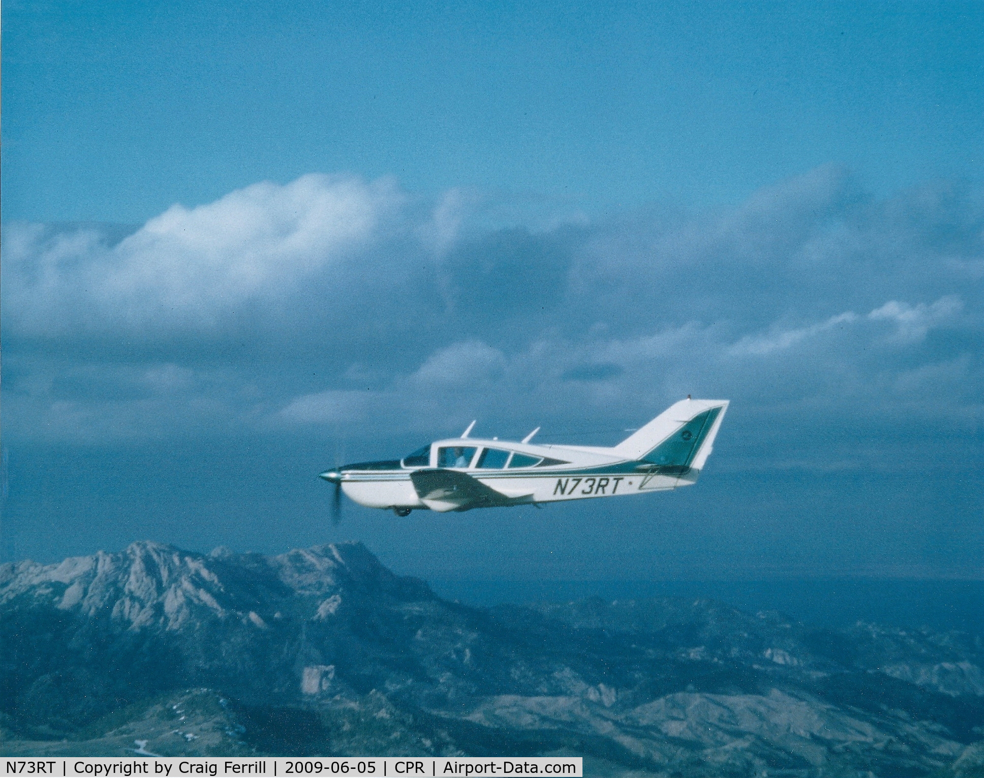 N73RT, 1973 Bellanca 17-31ATC Super Viking C/N 73-31055, My plane in 1979. Bighorn Peak.