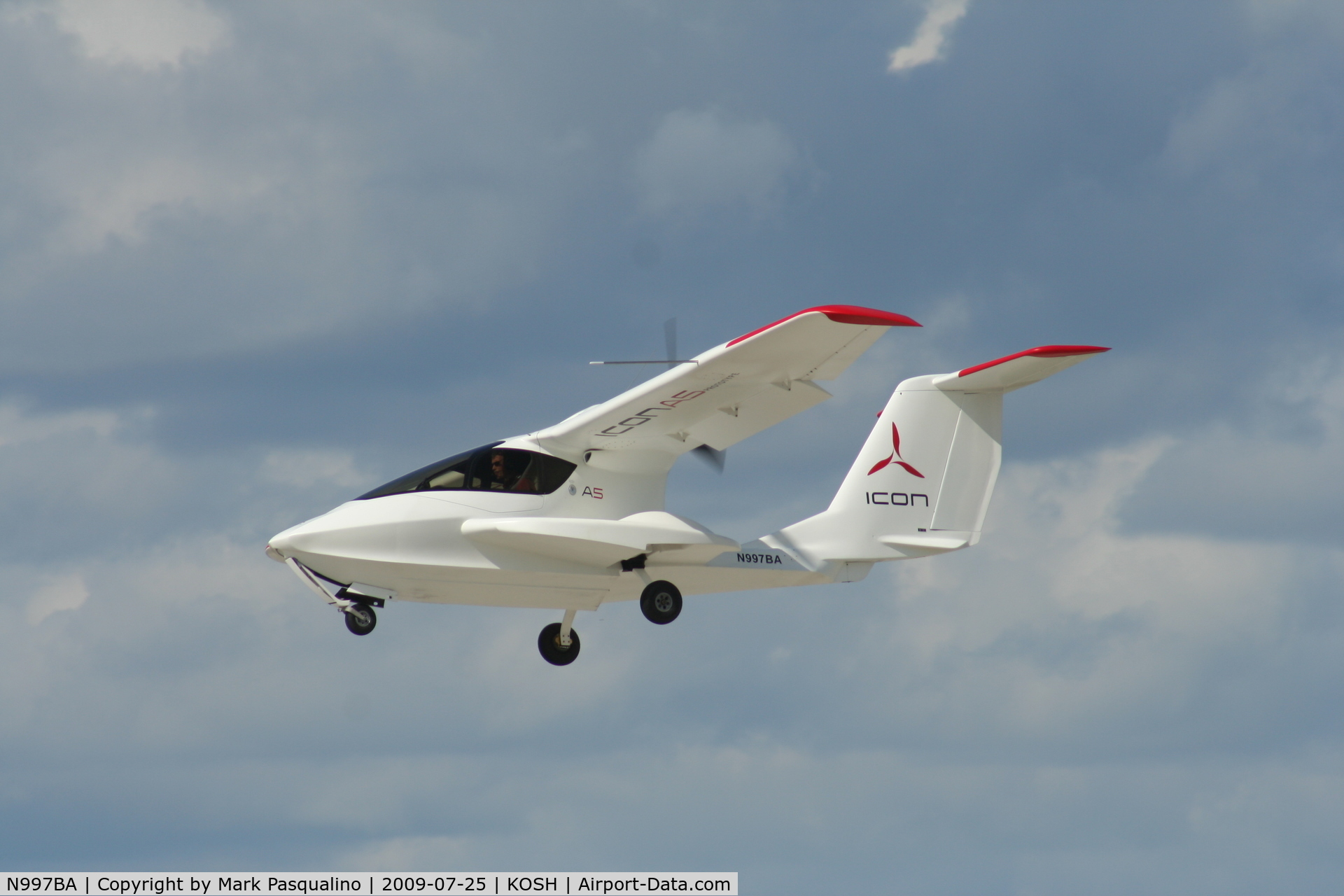 N997BA, 2008 ICON Aircraft A5 C/N 00001, A5-POC