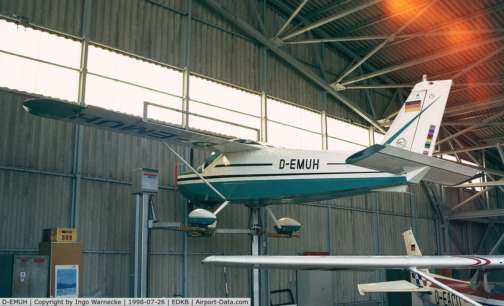 D-EMUH, 1966 Bolkow Bo-208C Junior C/N 623, Bölkow Bo 208C Junior at Bonn-Hangelar airfield