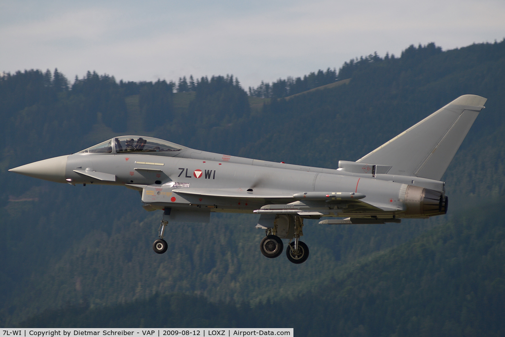 7L-WI, Eurofighter EF-2000 Typhoon S C/N GS028, Austrian Air Force Eurofighter