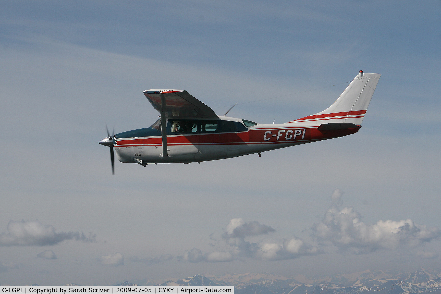 C-FGPI, 1962 Cessna 210B C/N 21057968, Flying in the Yukon