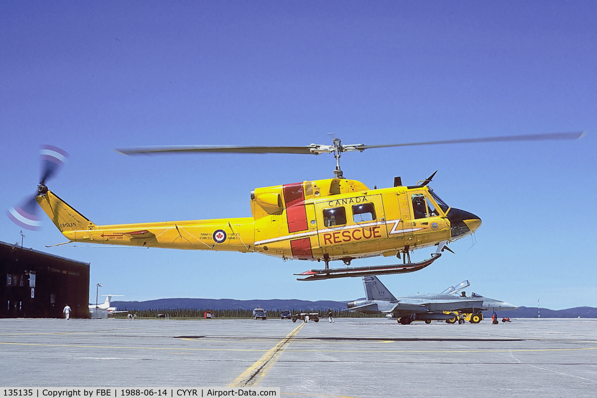 135135, Bell CH-135 Twin Huey C/N 32035, Canadian Armed Forces CC-135 Twin Huey, Goose Rescue Flight