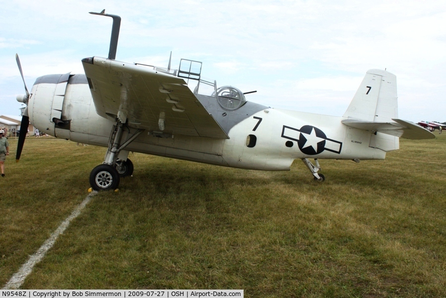 N9548Z, 1939 Grumman TBM-3E Avenger C/N 4503 (Bu91598), Airventure 2009 - Oshkosh, Wisconsin