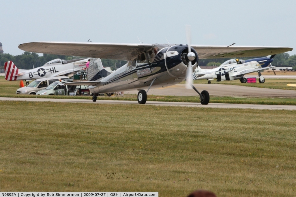N9895A, 1950 Cessna 195A C/N 7598, Airventure 2009 - Oshkosh, Wisconsin