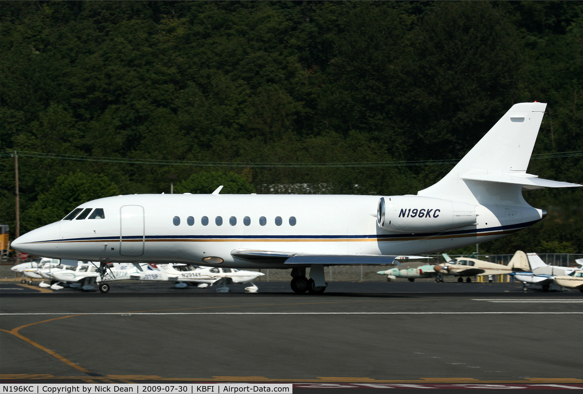 N196KC, 2002 Dassault Falcon 2000 C/N 195, KBFI