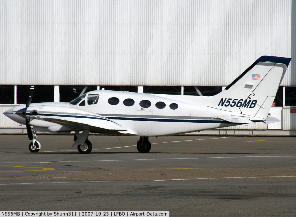 N556MB, 1978 Cessna 421C Golden Eagle C/N 421C0468, Parked at the General Aviation area...