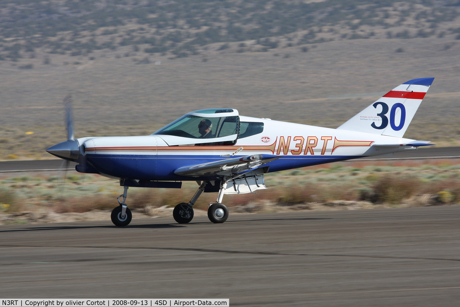N3RT, Swearingen SX300 C/N 75T, taken during the Reno Air races 2008