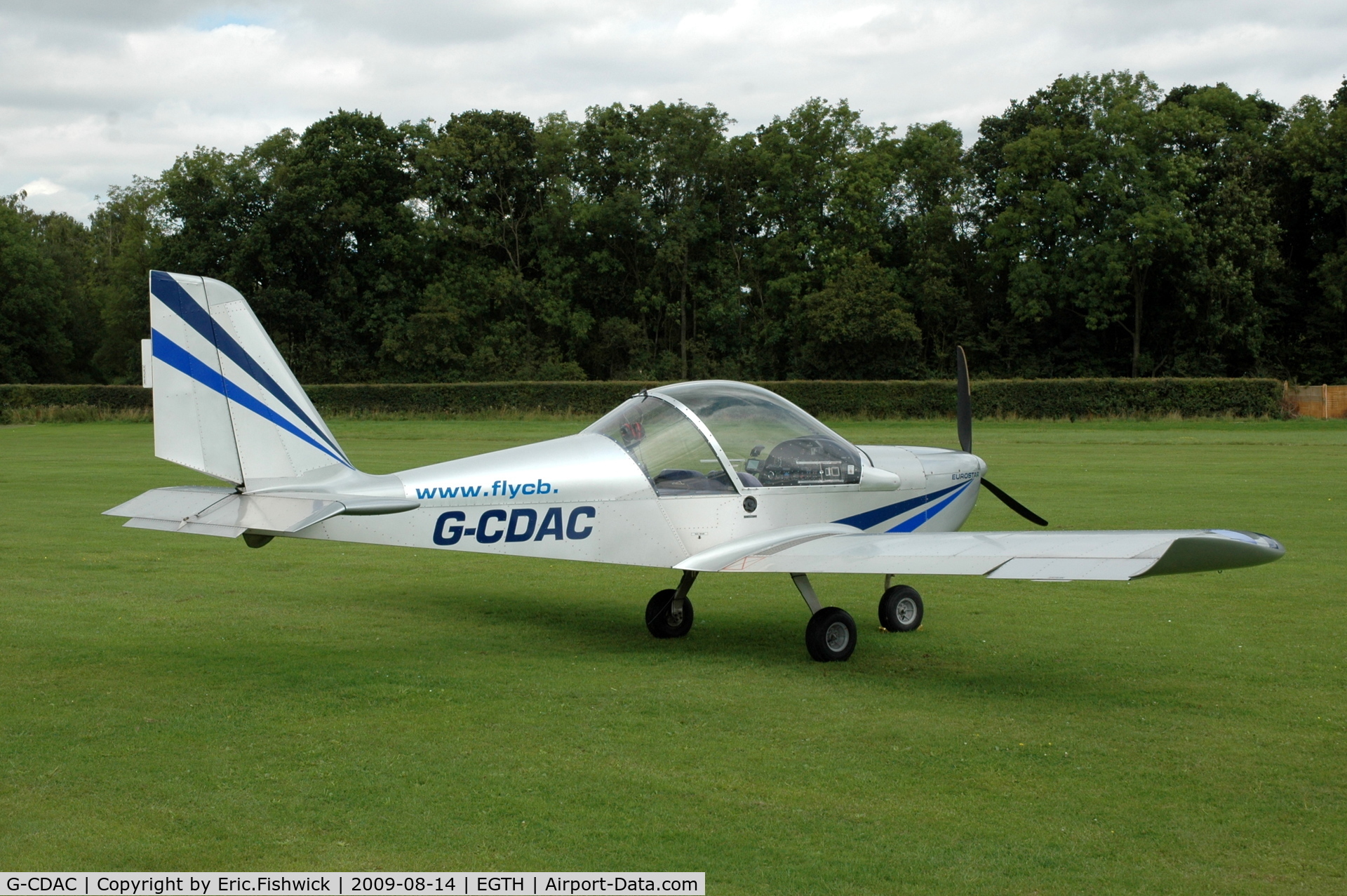 G-CDAC, 2004 Cosmik EV-97 TeamEurostar UK C/N 2116, G-CDAC at Shuttleworth (Old Warden) Aerodrome.