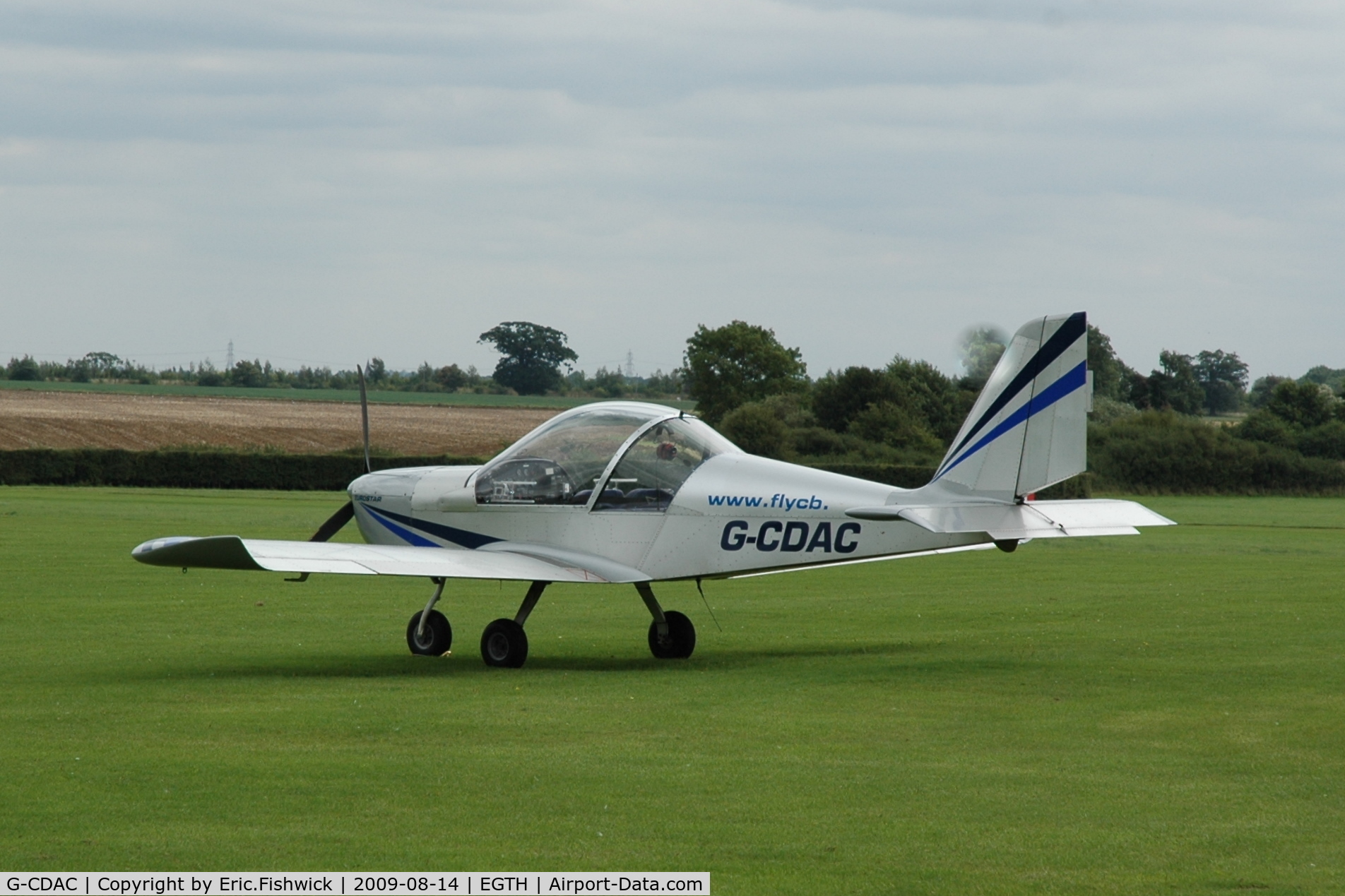 G-CDAC, 2004 Cosmik EV-97 TeamEurostar UK C/N 2116, G-CDAC at Shuttleworth (Old Warden) Aerodrome.