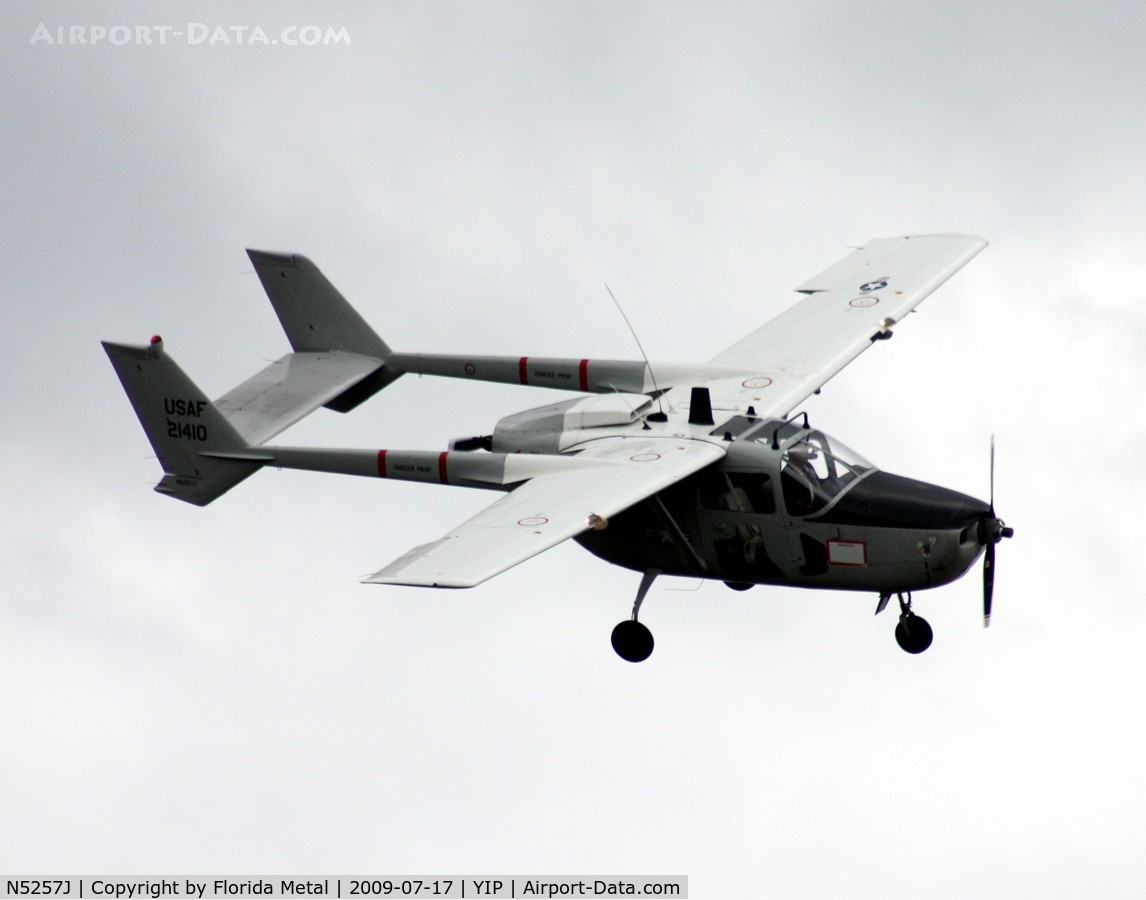 N5257J, 1967 Cessna M337B (O-2A) Super Skymaster C/N 337M-0116 (67-21410), Cessna O-2