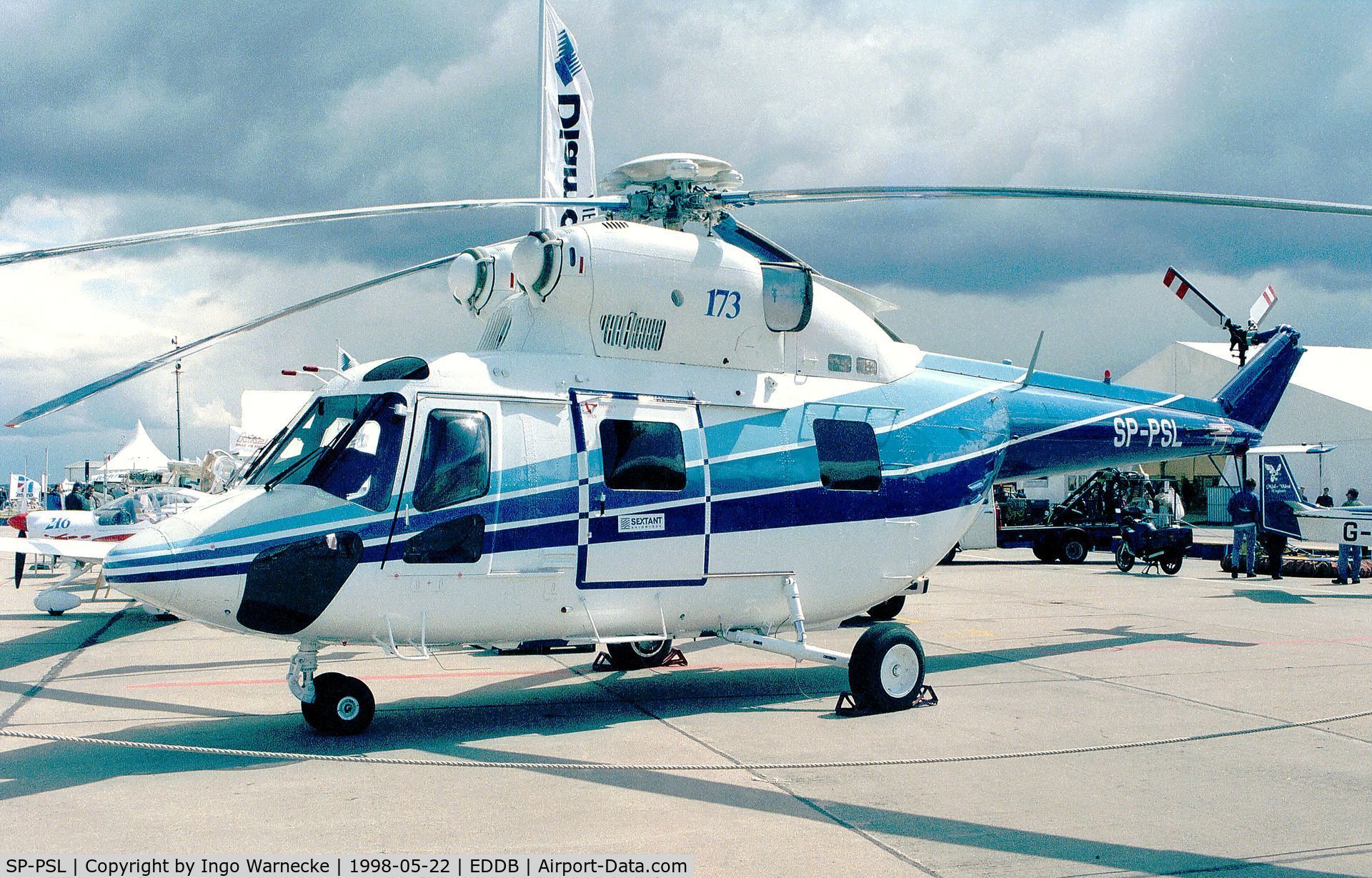 SP-PSL, 1997 PZL-Swidnik W-3A2 Sokol C/N 370508, PZL-Swidnik W-3A2 Sokol at the ILA 1998, Berlin