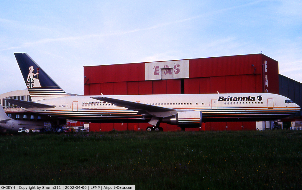 G-OBYH, 1999 Boeing 767-304/ER C/N 28883, Parked at the EAS Facility...