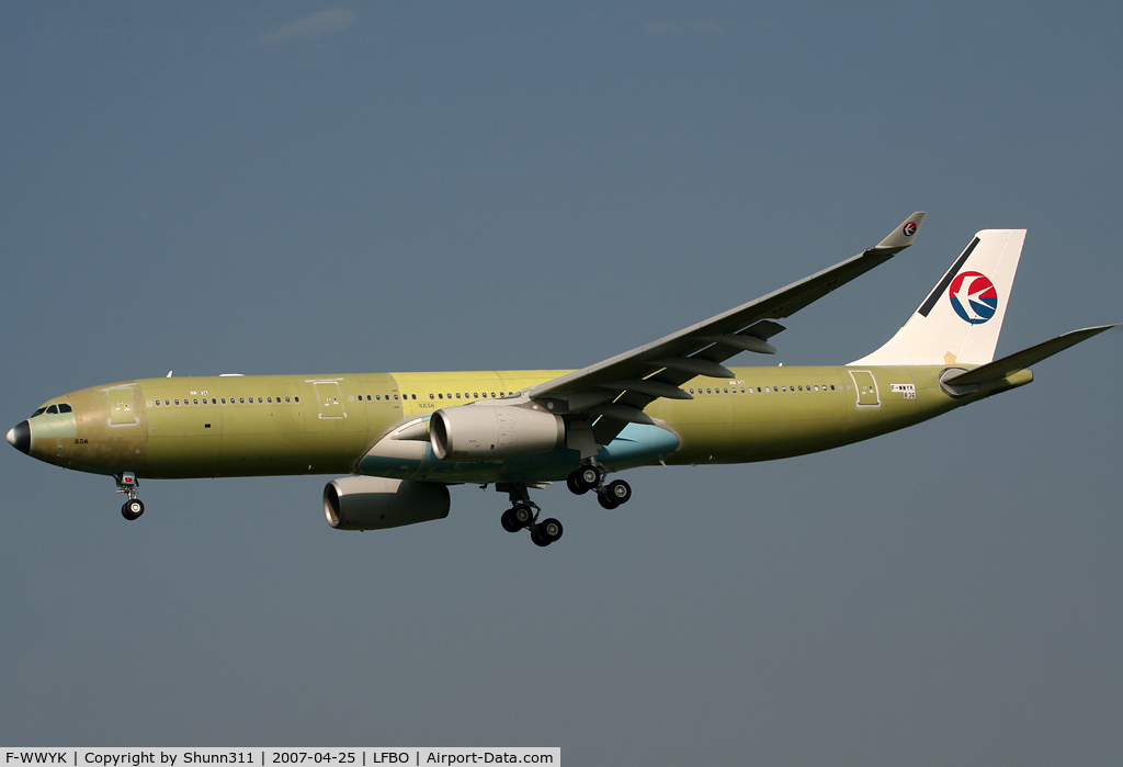 F-WWYK, 2007 Airbus A330-343X C/N 836, C/n 836 - For China Eastern Airlines