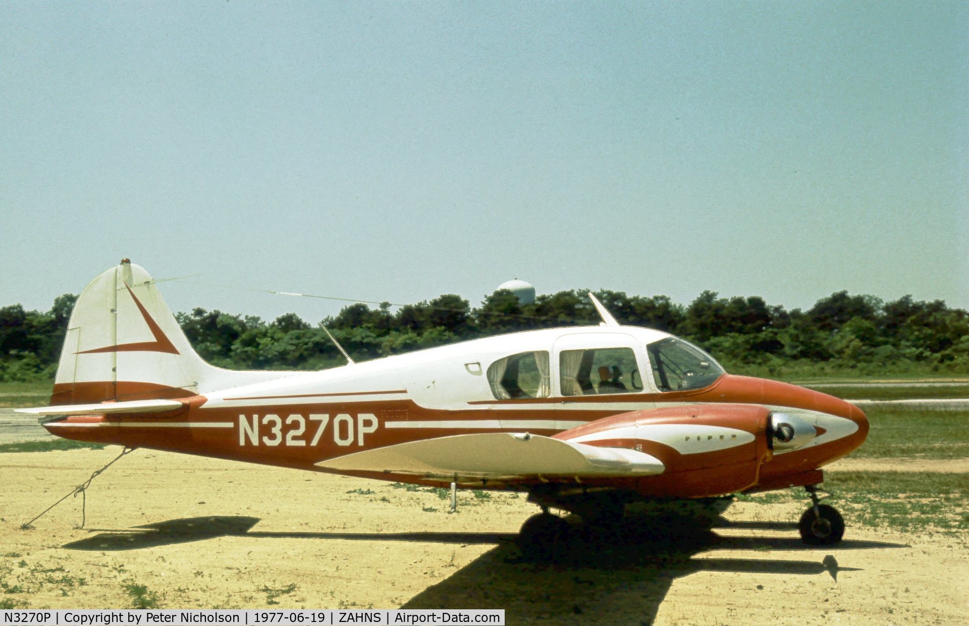 N3270P, Piper PA-23-160 Apache C/N 23-1215, This PA-23 Apache was resident at Zahns Airport, Amityville, Long Island in the Summer of 1977. The airport closed in 1980.