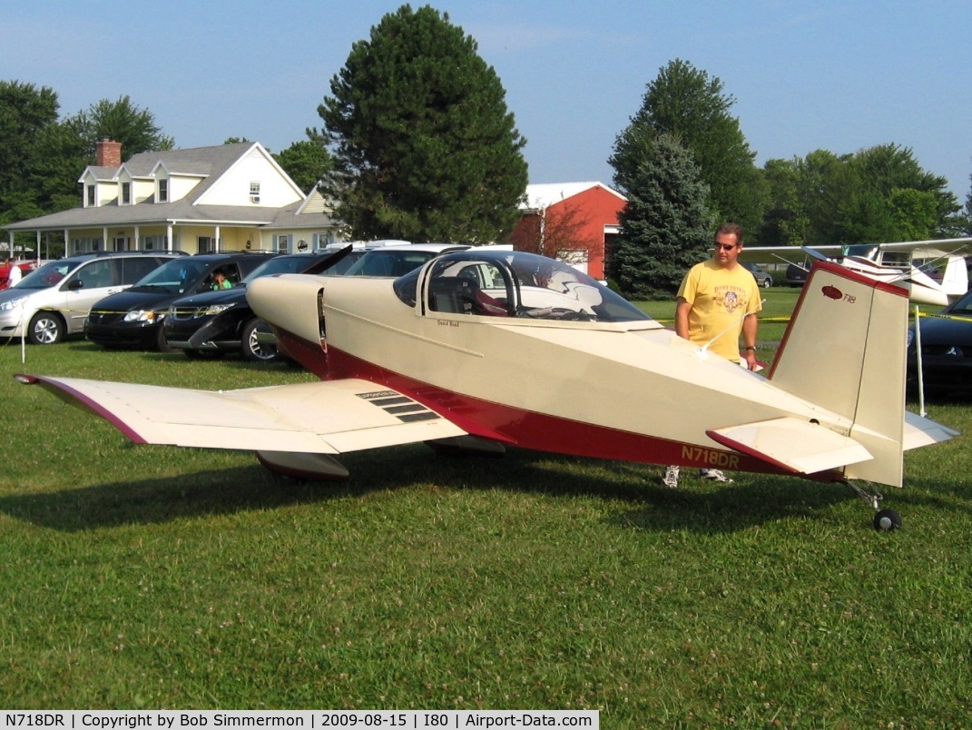 N718DR, 2007 Thorp T-18 Tiger C/N 3039, At the EAA breakfast fly-in - Noblesville, Indiana