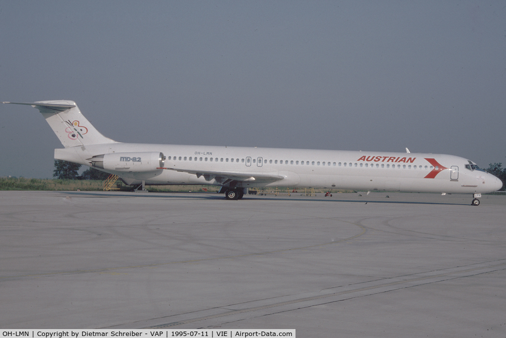 OH-LMN, 1982 McDonnell Douglas MD-82 (DC-9-82) C/N 49150, Austrian MD80
