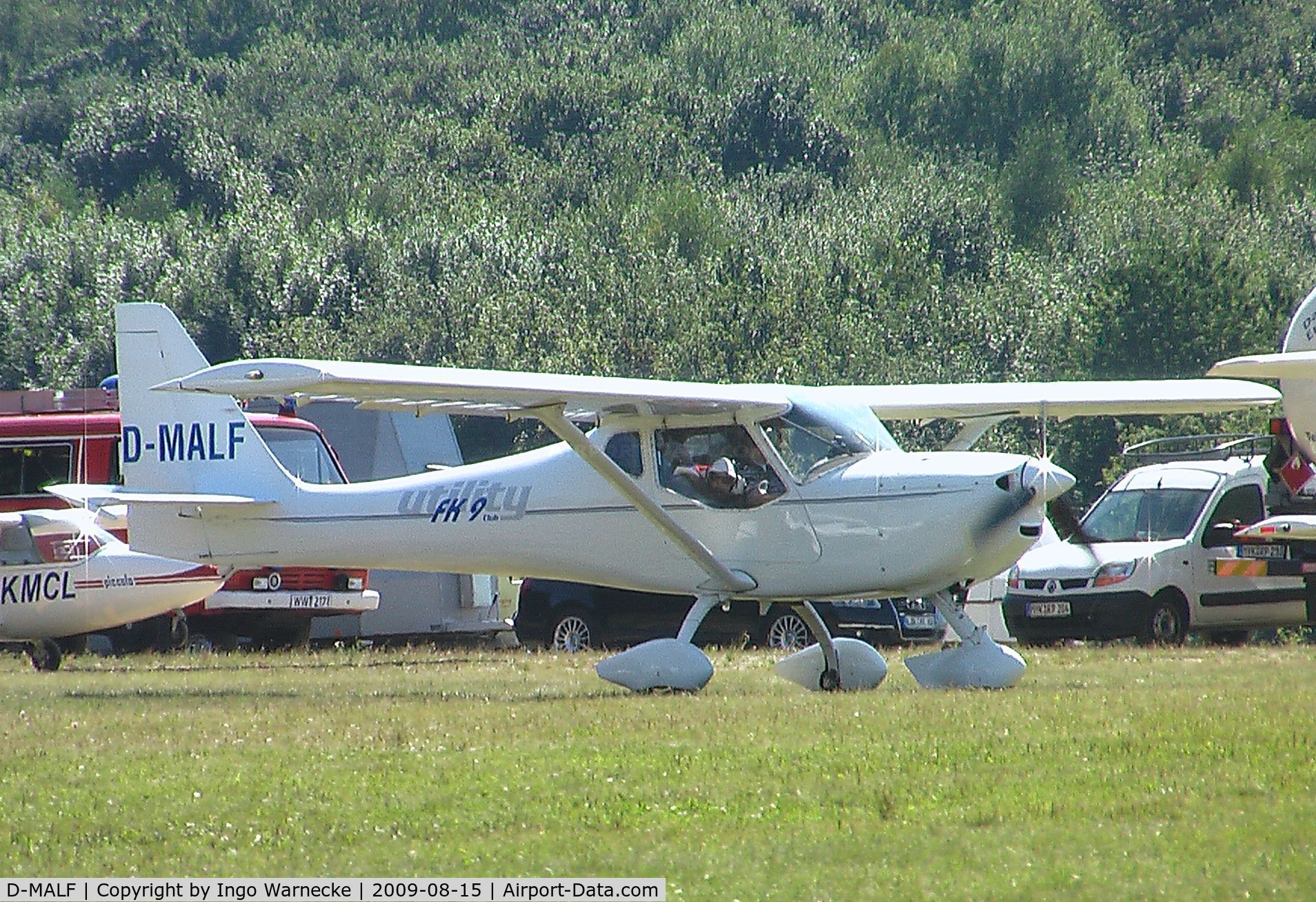 D-MALF, B & F Technik FK-9 Mark 3 Club C/N 09-03-210, B & F Funk FK.9 at the Montabaur airshow 2009