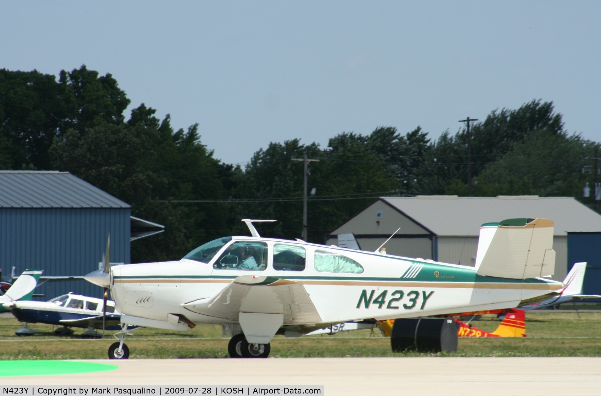 N423Y, 1961 Beech P35 Bonanza C/N D-6845, Beech P35