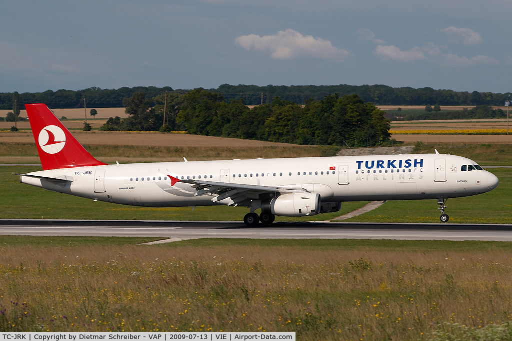 TC-JRK, 2008 Airbus A321-231 C/N 3525, Turkish Airbus 321