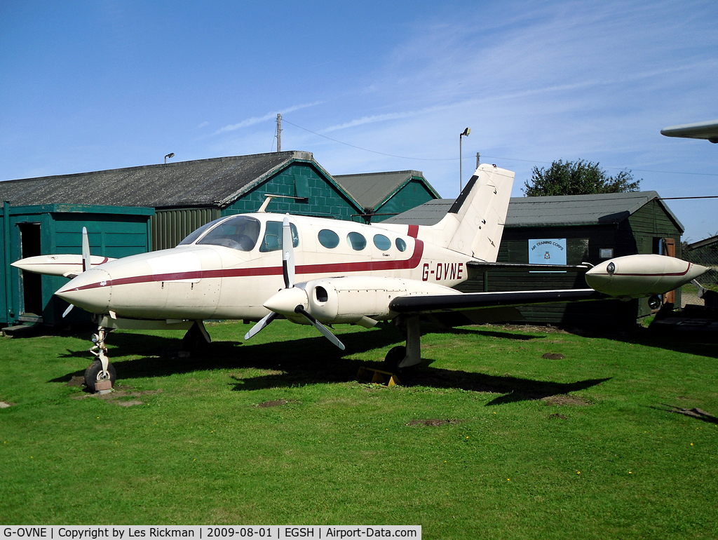 G-OVNE, 1969 Cessna 401A C/N 401A-0036, At Norwich Aviation Museum