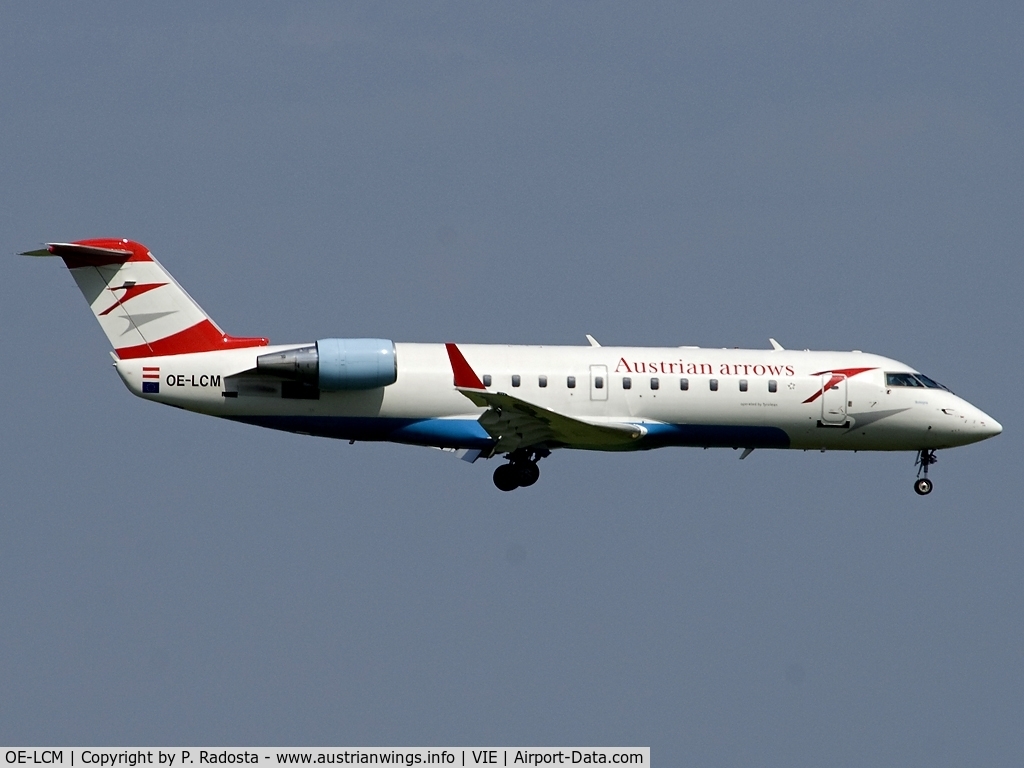OE-LCM, 1997 Canadair CRJ-200LR (CL-600-2B19) C/N 7205, The CRJ will leave Austrians fleet until 2010