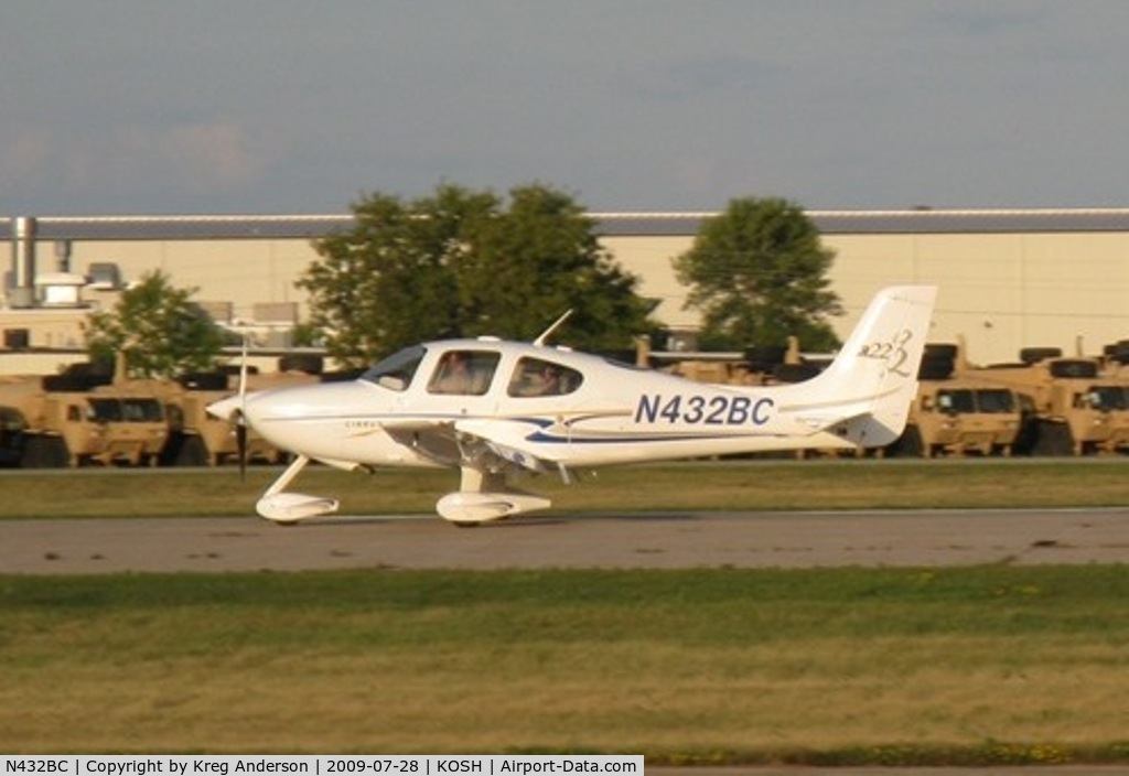 N432BC, 2004 Cirrus SR22 G2 C/N 1193, EAA Airventure 2009